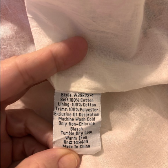 Johnny Was EUC Flora Tie Back mixed floral printed cotton embroidered Dress - Picture 16 of 16